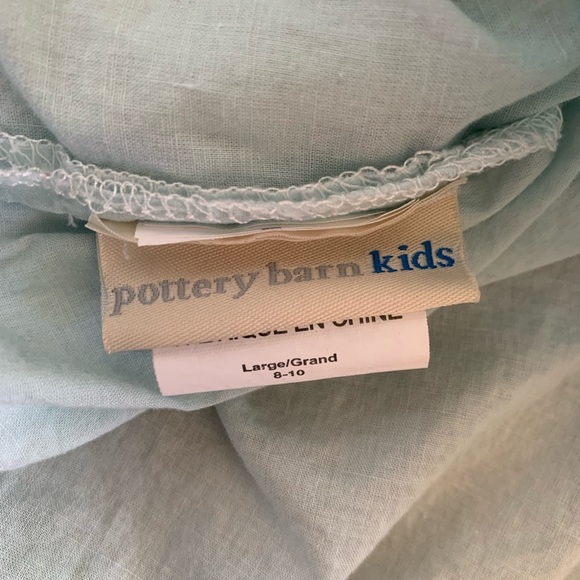 Pottery Barn Kids girl’s size 8-10 pool cover up tunic with tassels, Pom poms - Picture 7 of 7